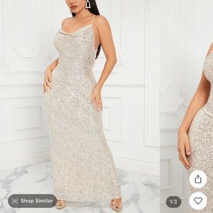 Stunning sequin maxi dress